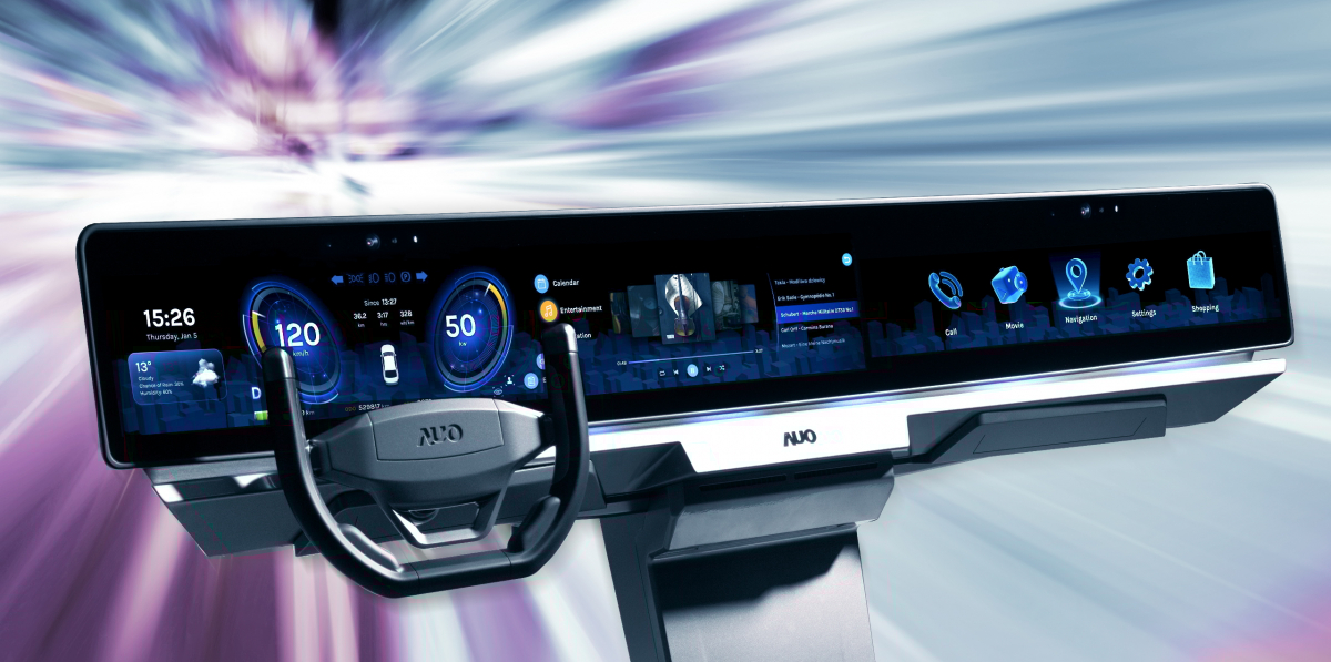 米兰·(milan)FIDM Plus 一体化显示方案导入AmLED显示技术并整合多项感测技术，打造沉浸式、互动的座舱体验