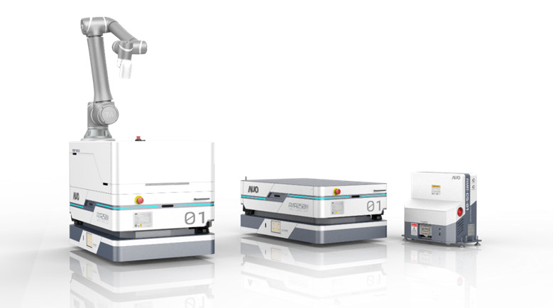 友達數位開發的自主式移動機器人（AMR250M），搭配全向輪並結合AI演算法、2D LiDAR、3D攝影機等技術，協助客戶實現產線全自動化